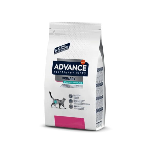 ADVANCE - Veterinary Diets Urinary Sterilized Low Calorie - Dieta para Problemas Urinarios en Gatos Adultos Esterilizados