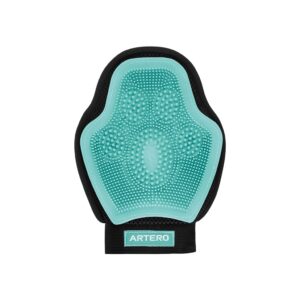 ARTERO - Kira (15x23 cm) - Guante Manopla Goma Doble para Perros de Pelo Doble Capa, Corto, Nórdicos y Gatos