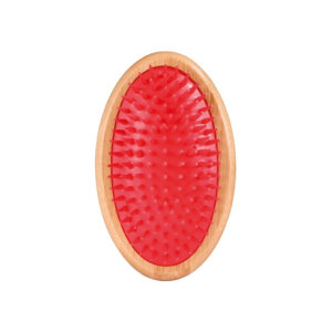 ARTERO - Laika - Manopla Goma Roja para Perros de Pelo Corto