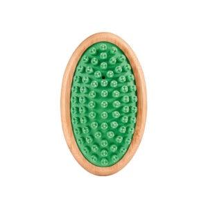 ARTERO - Laika - Manopla Goma Verde para Perros de Pelo Corto, Doble Capa