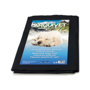 ARQUIVET - Cubierta asientos de coche negra (145 x 140 cm)