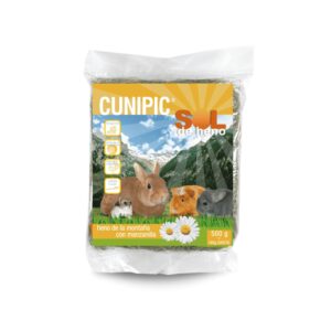 CUNIPIC - Sol de Heno (500 gr) - Heno de la Montaña con Manzanilla para Conejos y Roedores