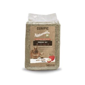 CUNIPIC - Naturaliss (500 gr) - Heno Premium con Manzana para Conejos y Roedores