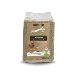 CUNIPIC - Naturaliss (500 gr) - Heno Premium con Manzanilla y Menta para Conejos y Roedores