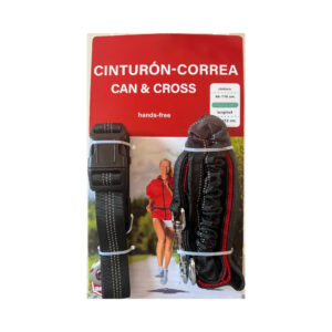 ARPPE - New Cinturon-Correa Can&Cross Manos Libres para Perros (Negra)