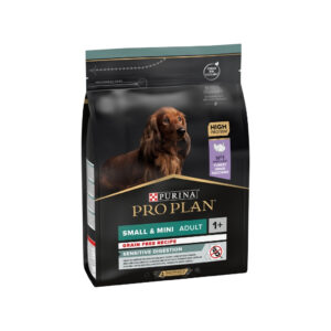 PRO PLAN - Sensitive Digestion Grain Free Small & Mini Adult (2,5 kg) - Pienso seco sin Cereales para Perros Adultos de Raza Mini y Pequeña con Digestiones Sensibles (Pavo)
