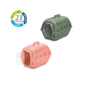 IMAC - Carry Sport Second Life Plastic (48,5x34x32 cm) - Transportín para Gatos y Perros de Raza Pequeña