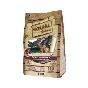 NATURAL GREATNESS - Wild Instinct Medium & Large - Alimento Completo en Pienso Seco para Gatos de Todas las Edades y Razas Medianas y Grandes