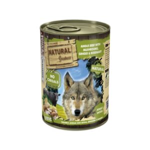 NATURAL GREATNESS - Ternera Angus con Setas, Jengibre y Romero (400 gr) - Alimento Húmedo Completo para Perros Adultos (Gama Complet-Ancestral Exotic)