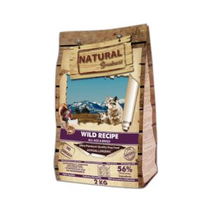 NATURAL GREATNESS Wild Recipe - Pienso Sin Cereales e Hipoalergénico Para Cachorros y Perros Adultos de Razas Medianas y Grandes Con Alta Energía (Receta Salvaje)