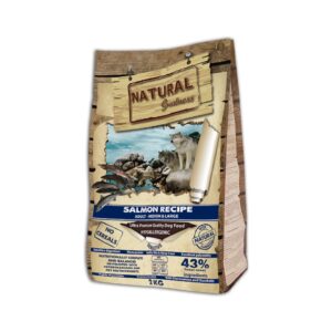 NATURAL GREATNESS - Salmon Recipe - Alimento Completo en Pienso Seco para Perros Adultos de Raza Mediana & Grande (Receta de Salmón)