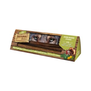 NATURAL GREATNESS - Sticks Horneados (150 gr) de Carne Fresca de Pavo, Diente de León y Romero para Perros Adultos (Poder Detox)