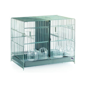 RSL - Jaula de cría 1400 (Puertas sistema muelle) (38,5x32x26cm) color Zincada