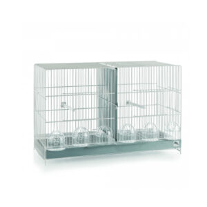 RSL - Jaula 1402 (59x26x32 cm) para Cría de Pájaros (Puertas guillotina)
