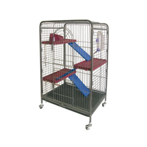 ICA - Jaula (93 x 44 x 64 cm) para Hurones (color Gris)