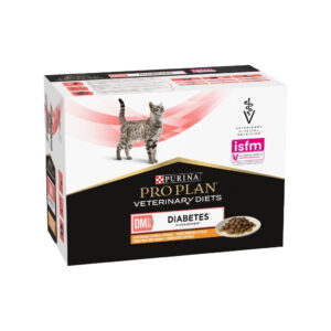 PRO PLAN DV - Feline DM Diabetes Management Sobres Pollo (10x85 gr) - Comida Húmeda para Gatos que Ayuda a Manejar la Diabetes Mellitus