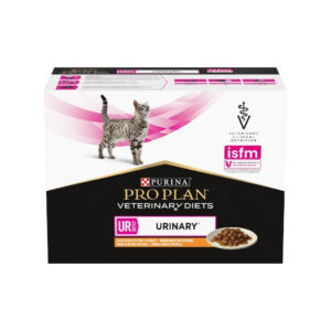 PRO PLAN DV - Feline UR Urinary Sobres Pollo (10x85 gr) - Comida Húmeda para Gatos para para el Manejo de las Enfermedades del Tracto Urinario Inferior Felino (FLUTD)