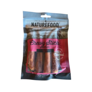 NATUREFOOD - Chewy sticks Salmon (100 gr) - Palos de Salmón masticables
