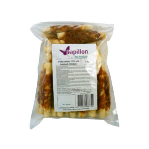 PAPILLON - Palitos con pollo 12½ cm para Perros (Bolsa de 1 kg)