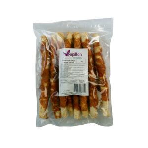 PAPILLON - Palitos blancos con pollo retorcido para Perros (Bolsa de 1 kg)