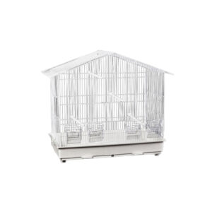 XNRN - Jaula (56x64,5x31,5 cm) para Canarios (Color Blanco)