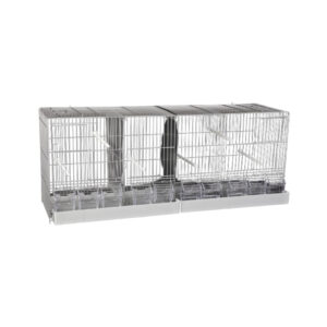 Jaula para Cría de aves Portugal color Gris (101,5x42x36 cm)