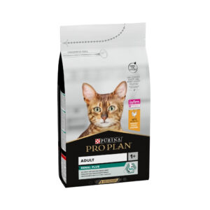 PRO PLAN - Adult 1+ Renal Plus - Pienso Seco para Gatos Adultos que Favorece la Función Renal (Pollo)