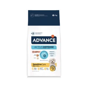 ADVANCE - Adult Mini Sensitive Care (7 kg) - Pienso seco para Perros Adultos (10 Meses a 8 Años) de Raza Pequeña (<10 kg) con Piel Sensible (Salmón)