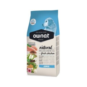 OWNAT - Classic - Junior Dog (12 kg) - Pienso Seco para Perros Cachorros de Todas las Razas (Pollo)