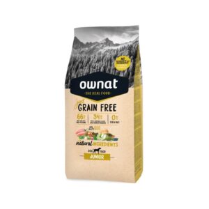 OWNAT - GF Just - Junior Dog (14 kg) - Pienso Seco Sin Cereales para Perros Cachorros (Pollo)