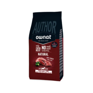 OWNAT - Author - Fresh Lamb & Pork Dog (10 kg) - Pienso Seco para Perros Adultos Todas las Razas (Cordero y Cerdo Frescos)