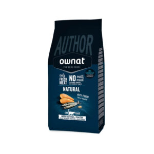 OWNAT - Author - Fresh Oily Fish & Poultry Cat (3 kg) - Pienso Seco para Gatos Adultos (Pescado y Aves de Corral)