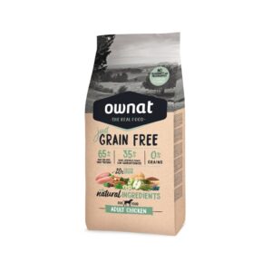 OWNAT - GF Just - Adult Dog Chicken (14 kg) - Pienso Seco Sin Cereales para Perros Adultos de Todas las Razas (Pollo)