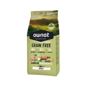 OWNAT - GF Prime - Adult Cat Chicken & Turkey (8 kg) - Pienso Seco Sin Cereales para Gatos Adultos (Pollo y Pavo)