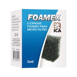 ICA Foamex (2 Uds) - Cargas de Esponja Filtrante de Repuesto para Micro Filtro KW150