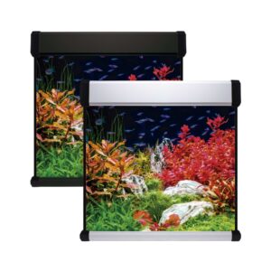 ICA - Aqua Lux Pro 190 (190 Litros) - Kit Completo Acuario para Agua Dulce con Filtro Exterior