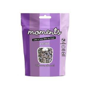 MOMENTS - Light (60 gr) - Snacks Sin Cereales para Perros Adultos de Todas las Razas con Control de Peso (Pavo)
