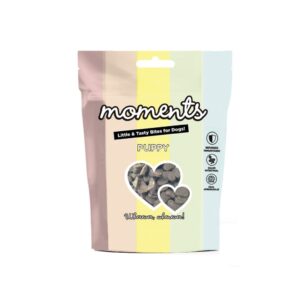 MOMENTS - Puppy (60 gr) - Snacks Sin Cereales para Perros Cachorros de Todas las Razas (Salmón)