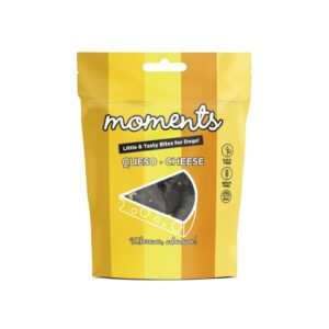 MOMENTS - Queso (60 gr) - Snacks Sin Cereales para Perros Adultos de Todas las Razas (Queso)