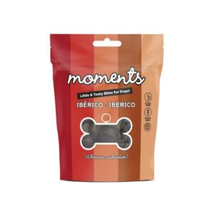 MOMENTS - Ibérico (60 gr) - Snacks Sin Cereales para Perros Adultos de Todas las Razas (Cerdo)