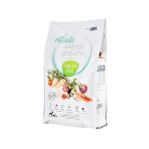 NATURA DIET - Odontic - Pienso Seco (+ 1 ó 2 Latas) para Perros Adultos de Todas las Razas para su Cuidado Dental (Pollo)