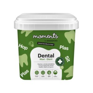 MOMENTS - Dental Maxi/Giant (500 gr) - Barritas Dentales Sin Cereales de Cuidado Dental para Perros Adultos de Raza Grande (Pollo)