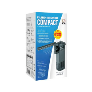 ICA - Compact 400 (380 L/H) - Filtro Interior para Acuarios y Tortugueras