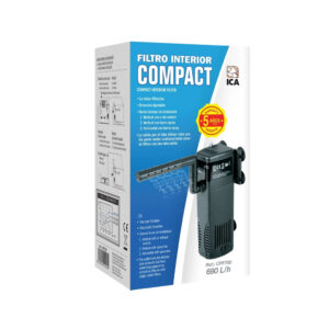 ICA - Compact 700 (690 L/H) - Filtro Interior para Acuarios y Tortugueras