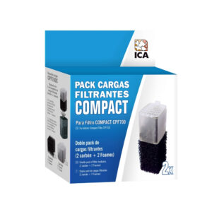 ICA - Pack 2 Cargas Filtrantes para Filtro Compact 700