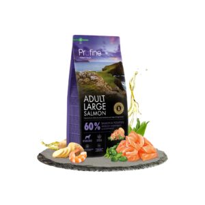 PROFINE - Adult Large Salmon (12 kg) - Pienso Seco para Perros Adultos de Raza Grande (Salmón y Patatas)