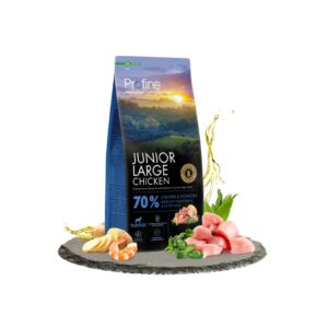 PROFINE - Junior Large Chicken (12 kg) - Pienso Seco para Perros Junior de Raza Grande (Pollo y Patatas)