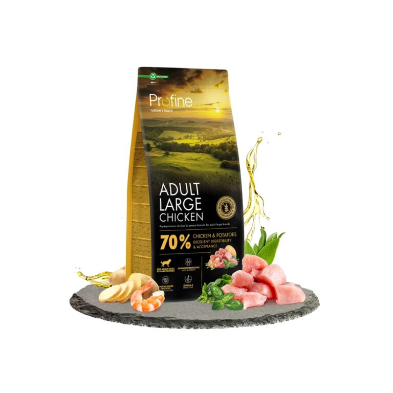 PROFINE - Adult Large Chicken (12 kg) - Pienso Seco para Perros Adultos de Raza Grande (Pollo y Patatas)