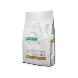 NATURE´S PROTECTION - White Dogs Adult (1,5 kg) - Pienso seco para Perros Adultos de Raza Pequeña con Pelaje Blanco (Cordero)