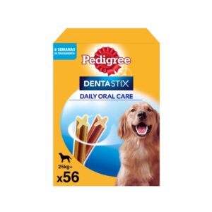 DENTASTIX - Daily Oral Care - Snack Dental (56 Unidades) para Perros Grandes (+25 kg)